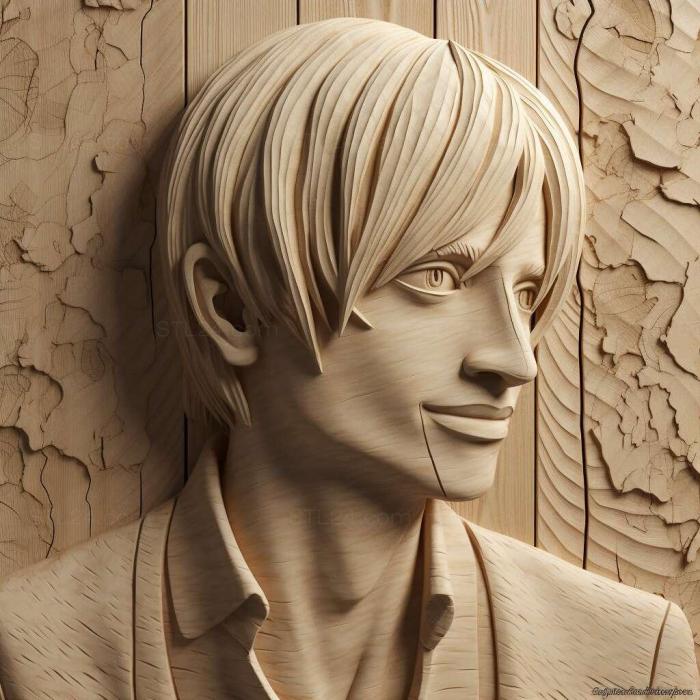 Characters (Sanji 2, HERO_258) 3D models for cnc